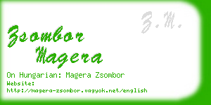 zsombor magera business card